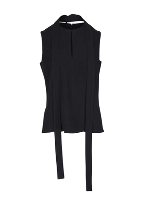 Akris linen-blend top - Black