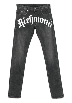 John Richmond logo-print jeans - Black
