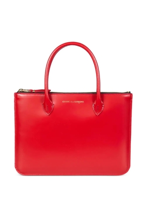 Comme Des Garçons Shirt logo-detail tote bag - Red