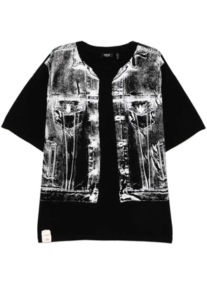 FIVE CM graphic-print T-shirt - Black