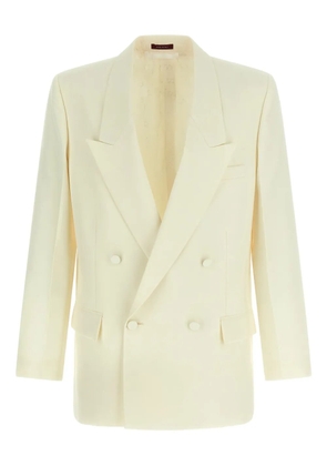 Gucci Panama double-breasted blazer - Neutrals