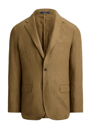 Polo Ralph Lauren button linen blazer - Brown