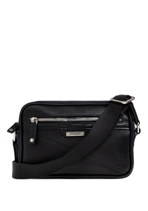Iceberg zip-detail shoulder bag - Black