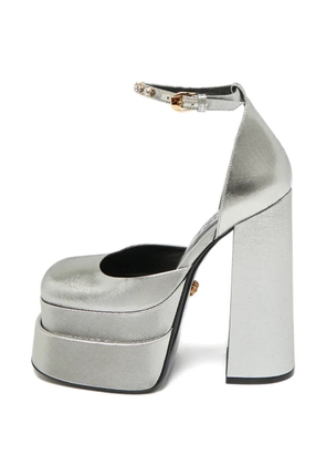 Versace Pre-Owned double platform pumps - Silver
