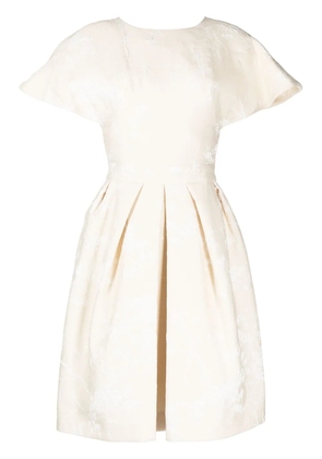 Saiid Kobeisy knee-length flared dress - White