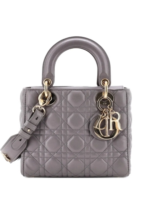 Christian Dior Pre-Owned My ABCDior Lady Dior Bag Cannage Quilt Lambskin crossbody bag - Grey