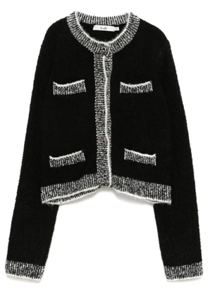 b+ab crew neck cardigan - Black