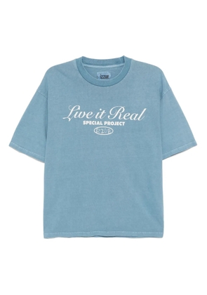 izzue graphic-print T-shirt - Blue