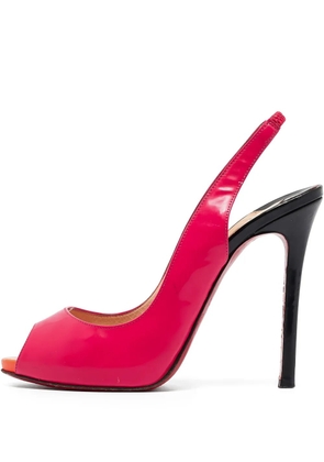 Christian Louboutin Pre-Owned 115mm leather heeled pumps - Pink