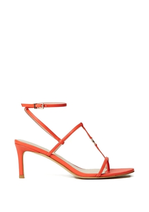 TWINSET logo-detail high-heel sandals - Orange