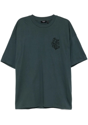 FIVE CM logo-embroidered T-shirt - Green