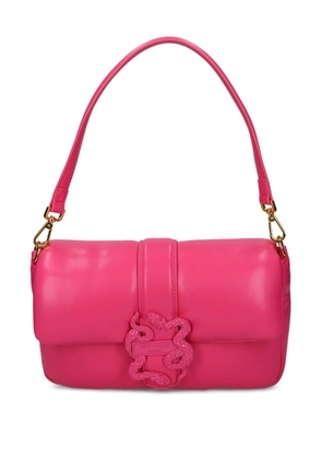 Just Cavalli snake-plaque crossbody bag - Pink