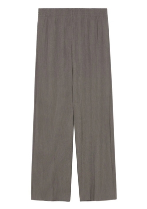 b+ab ribbed wide-leg trousers - Grey