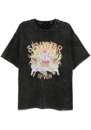 FIVE CM graphic-print T-shirt - Black