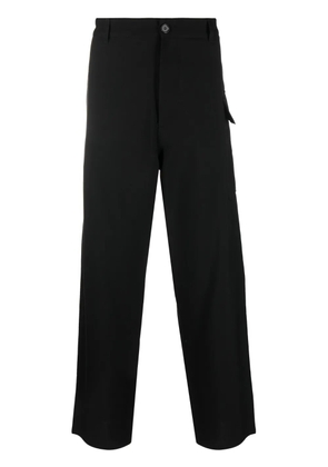 Marni straight-leg virgin-wool trousers - Black