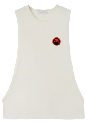 AMBUSH logo-patch vest - White