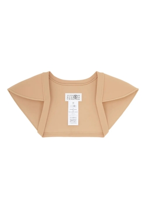 MM6 Maison Margiela shoulder-pad shrug - Neutrals