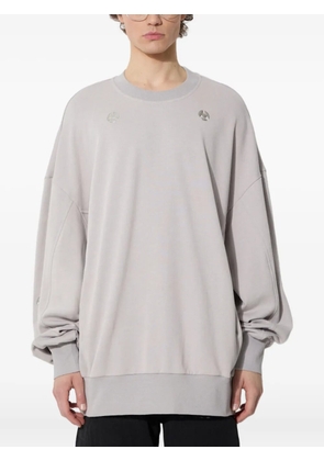 A.A. Spectrum metallic-detail crew-neck sweatshirt - Grey