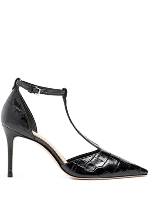 Cinq A Sept 85mm Clara T-strap pumps - Black