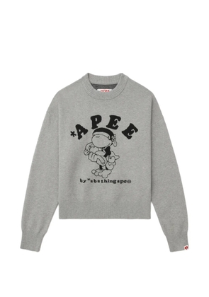 APEE™ by *A BATHING APE® crew-neck sweater - Grey
