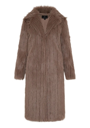 Unreal Fur Retro coat - Brown