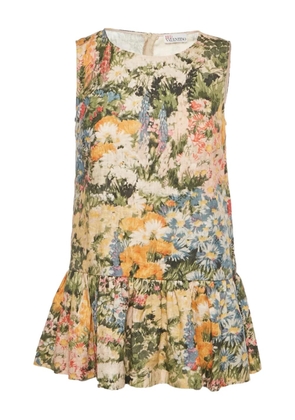 Valentino Garavani Pre-Owned A-line floral print dress - Neutrals