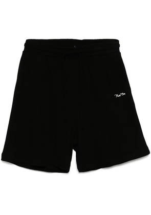 FIVE CM logo-embroidered shorts - Black