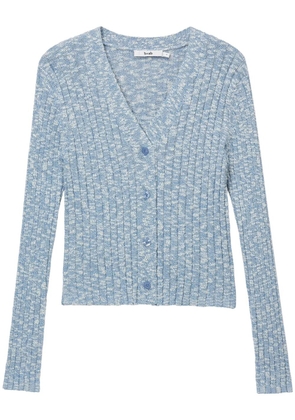 b+ab wide-ribbed cardigan - Blue