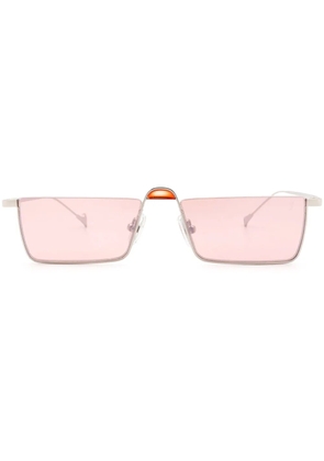 Eyepetizer SHIBUYA rectangle-frame sunglasses - Silver