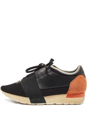 Balenciaga Pre-Owned Race Runner mesh-panelled sneakers - Black