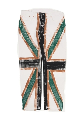 Denim Tears Union Jack jeans - Neutrals