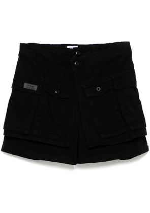 izzue cargo skorts - Black