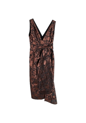 ERDEM sash-waist midi dress - Black