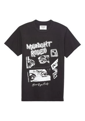 MIDNIGHT RODEO Your Eyes Only graphic T-shirt - Black