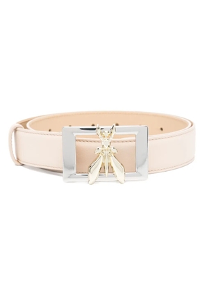 Patrizia Pepe logo-buckle belt - Neutrals