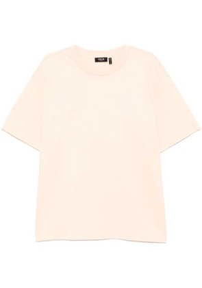 FIVE CM embroidered T-shirt - Neutrals