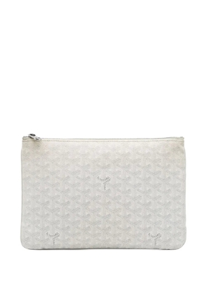 Goyard Pre-Owned 2015 Goyardine Senat MM clutch bag - White