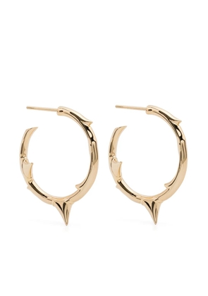 Shaun Leane medium Rose Thorn hoop earrings - Gold