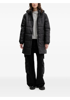 Vans hooded quilted puffer jacket - Black