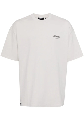 FIVE CM logo-print cotton T-shirt - Grey