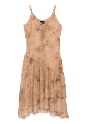 tout a coup patterned dress - Neutrals