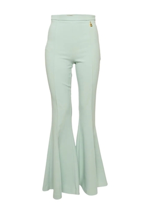 Elisabetta Franchi tailored flared trousers - Green