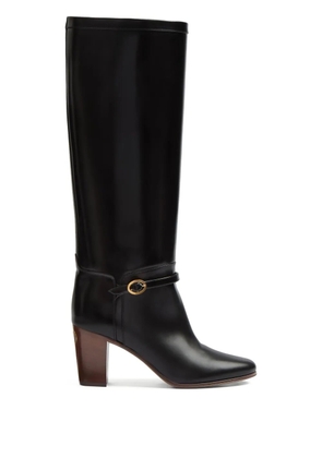Valentino Garavani 75mm Pattie leather boots - Black