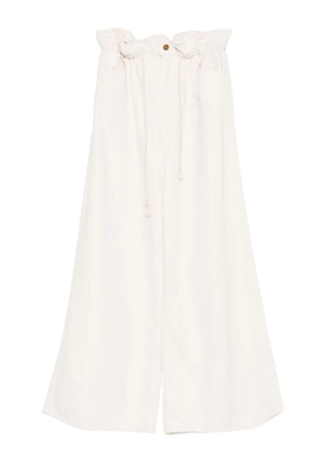 MOTHER drawstring jeans - White