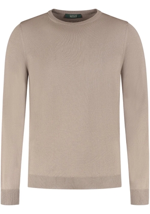 Zanone fine-knit sweater - Neutrals
