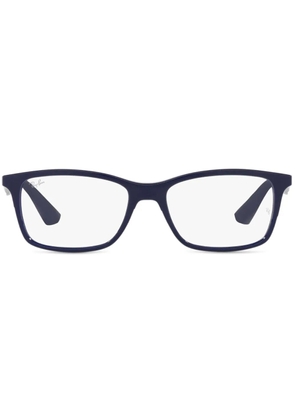 Ray-Ban logo-plaque glasses - Blue