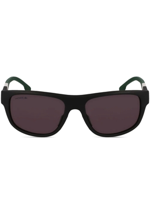 Lacoste geometric-print sunglasses - Black