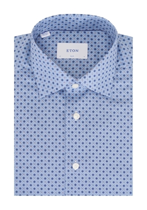 Eton floral-print shirt - Blue