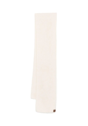 Eleventy ribbed scarf - Neutrals