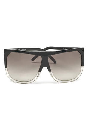 Loewe Pre-Owned oversize-frame sunglasses - Black